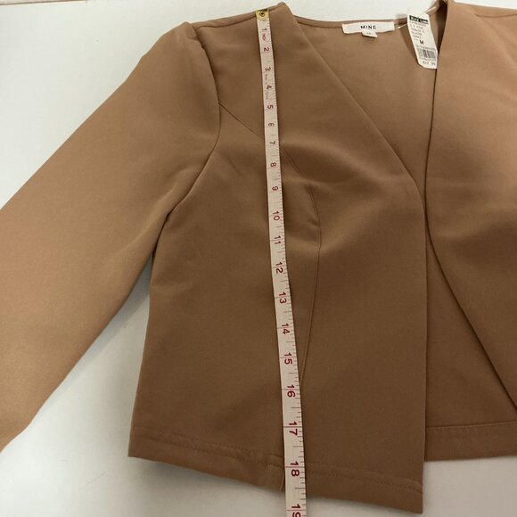 LADIES MEDIUM BLAZER/COLOR KHAKI/Made By MINE/NWT - Picture 9 of 12